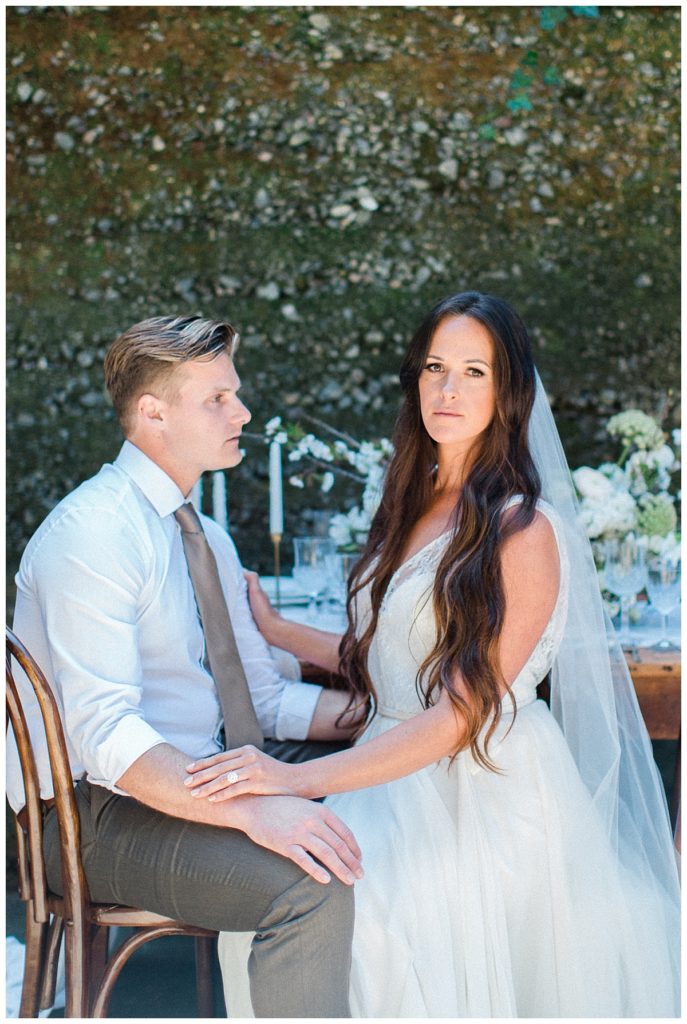 Muted tones European style Fine art Wedding Editorial at Sand Rock Farm in Aptos California