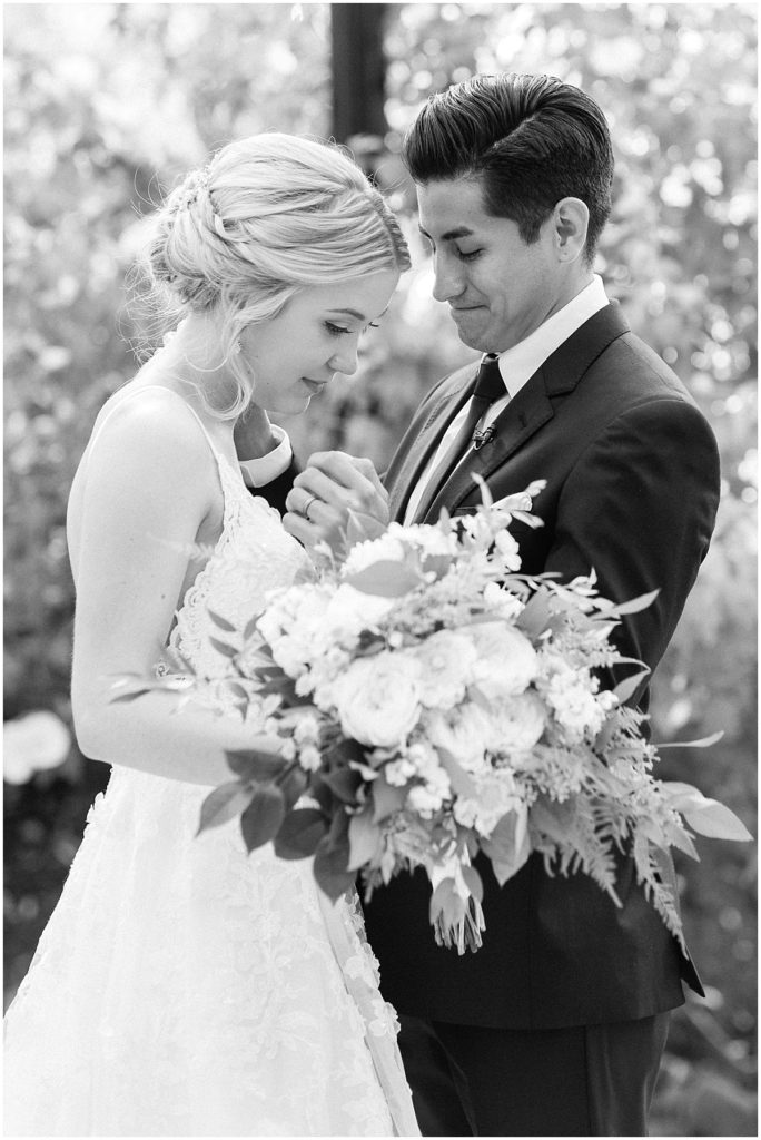 Bride and Groom portraits 
Abernathy Center Wedding in Oregon City, Oregon | Garden Wedding | Ashley Cook Photography 