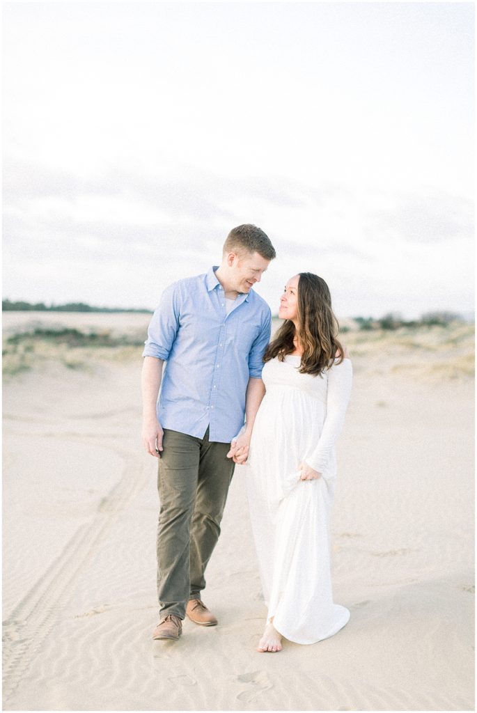 Beach Dunes Maternity Session | Ashley Cook Photography | 