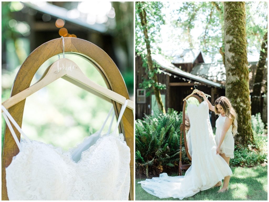 custom bridal hanger
Oregon wedding | Ashley Cook Photography |