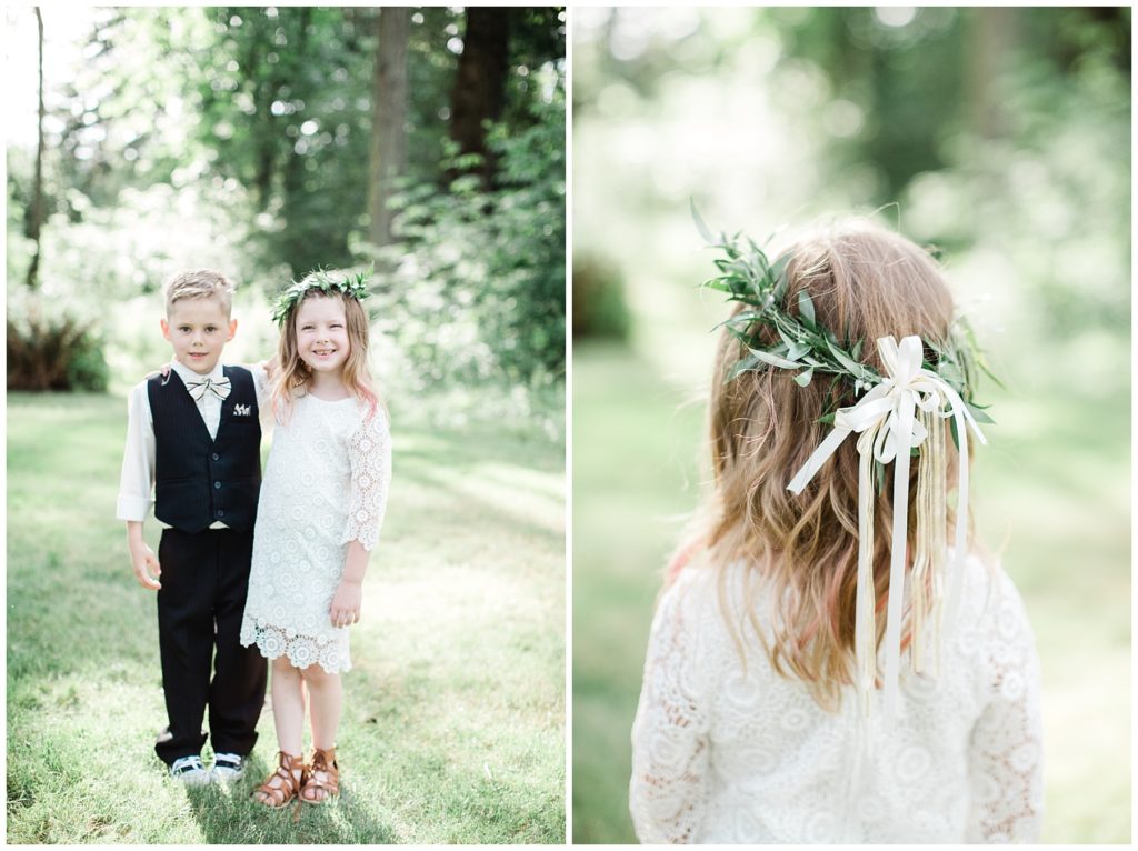 Flower girl flower crown
Oregon wedding | Ashley Cook Photography |