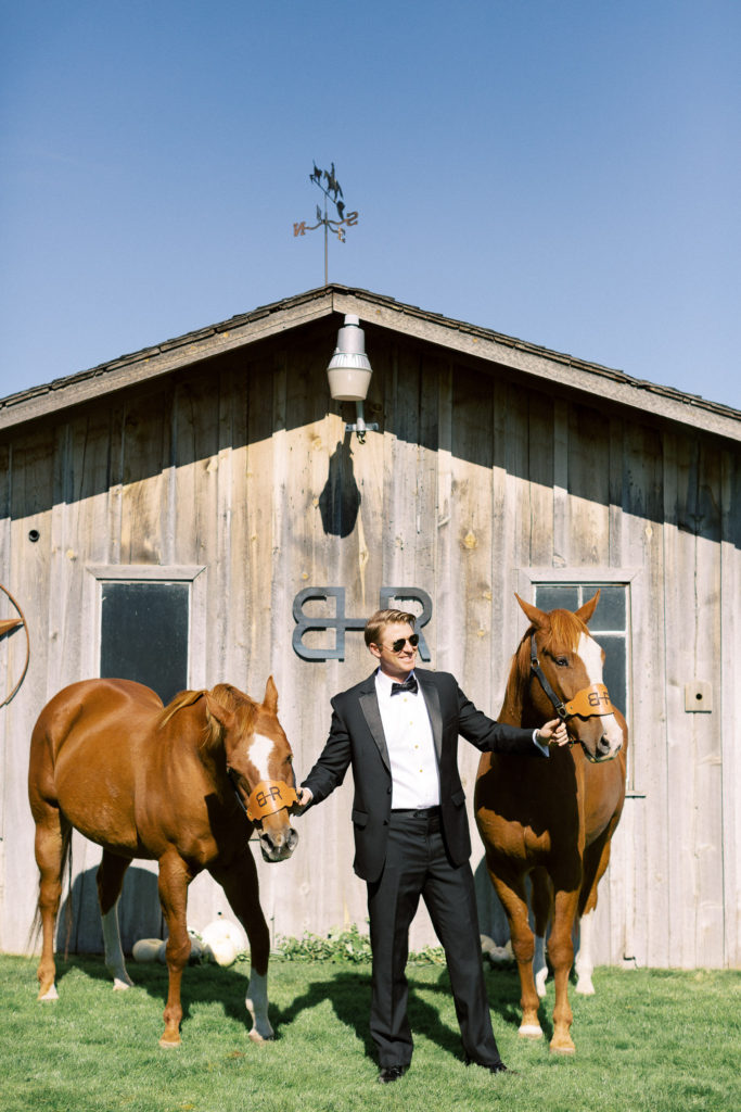 grooms style Bend, Oregon Private Ranch Estate Wedding