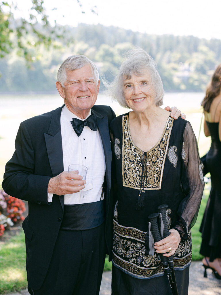 Chic Wedding Guest at a Waverley country club wedding