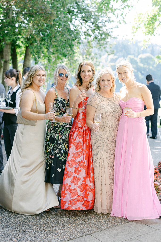 guests at a wedding at Waverley country club