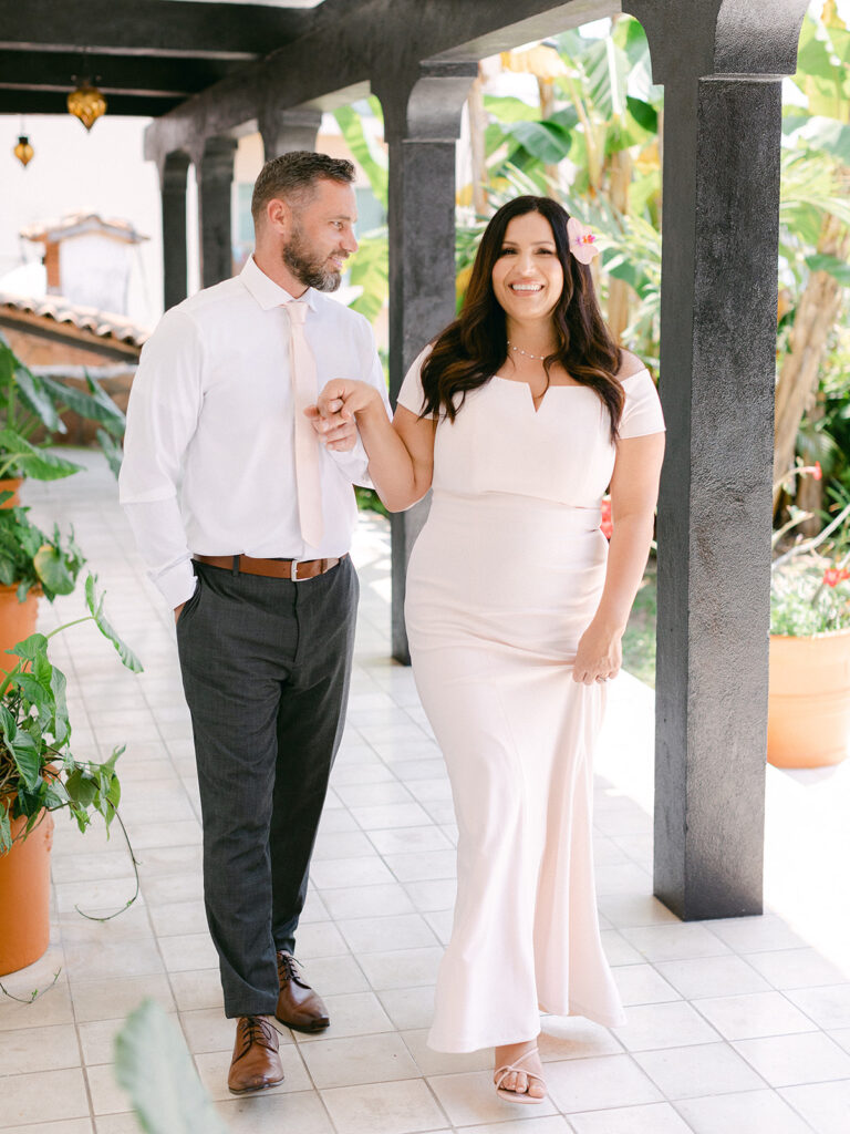 Chic Wedding Guest at destination wedding in Mexico