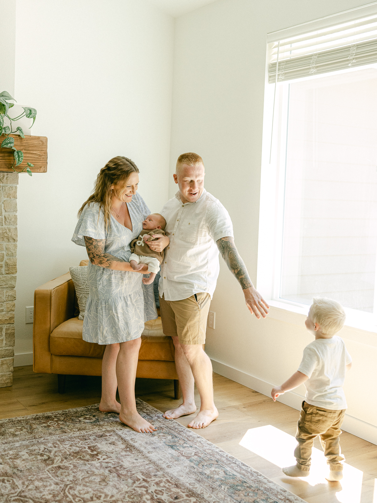 in-home lifestyle newborn session