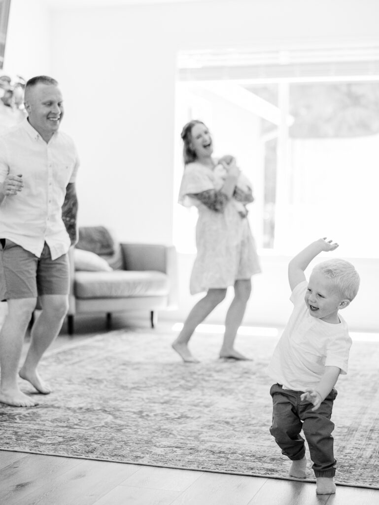 in-home lifestyle newborn session