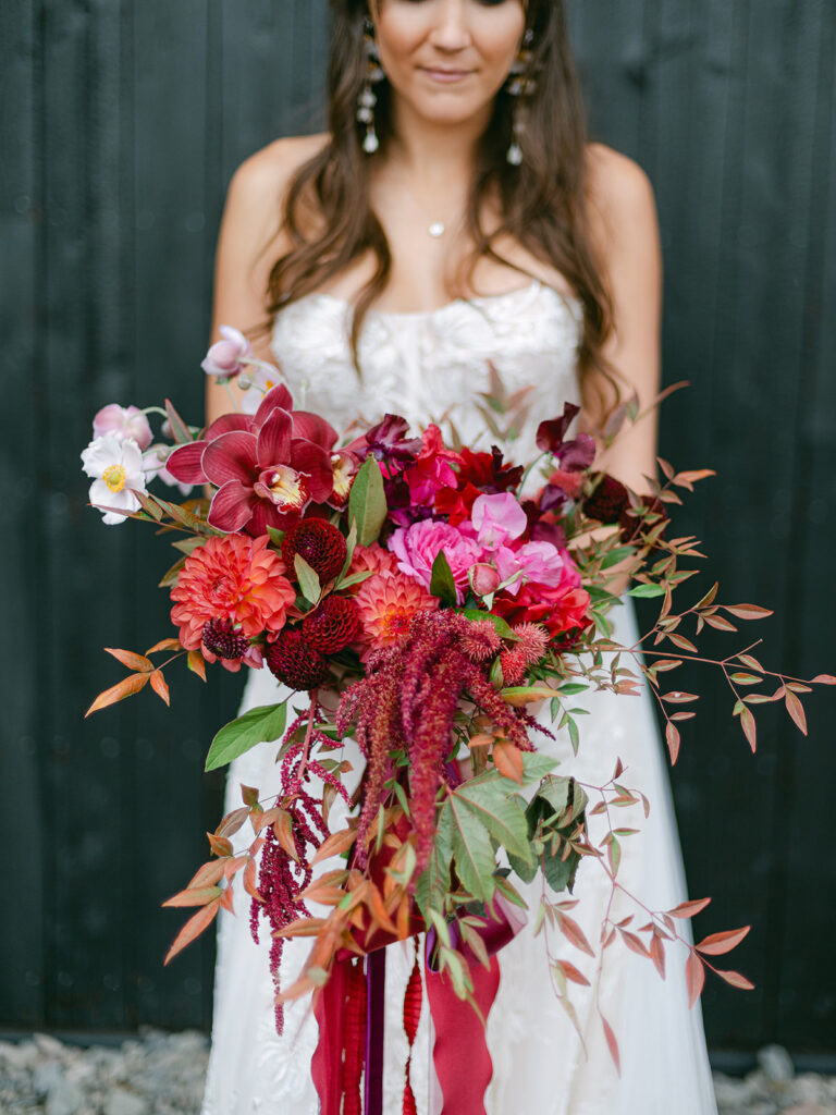 jewel tone wedding at black butte ranch