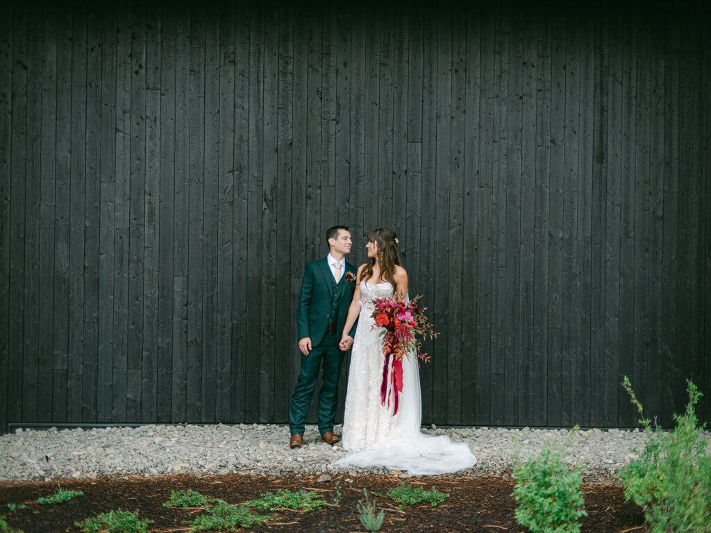 jewel toned wedding flowers