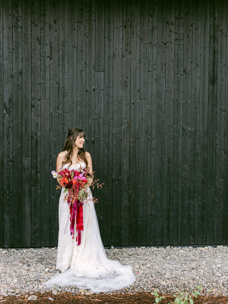 black butte ranch wedding jewel tones