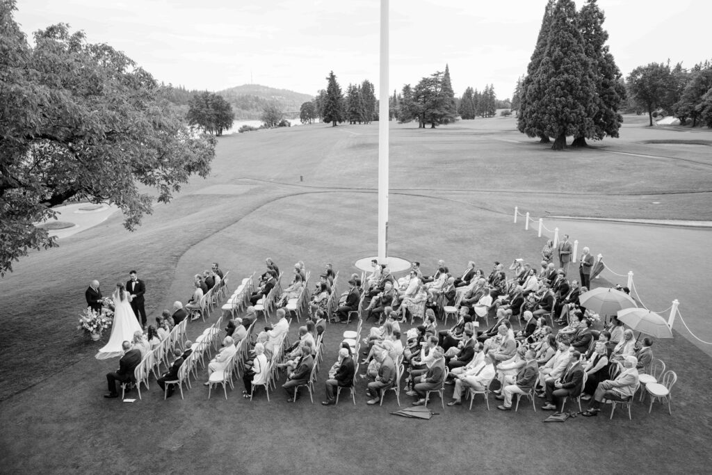 Ceremony at Waverley country club
