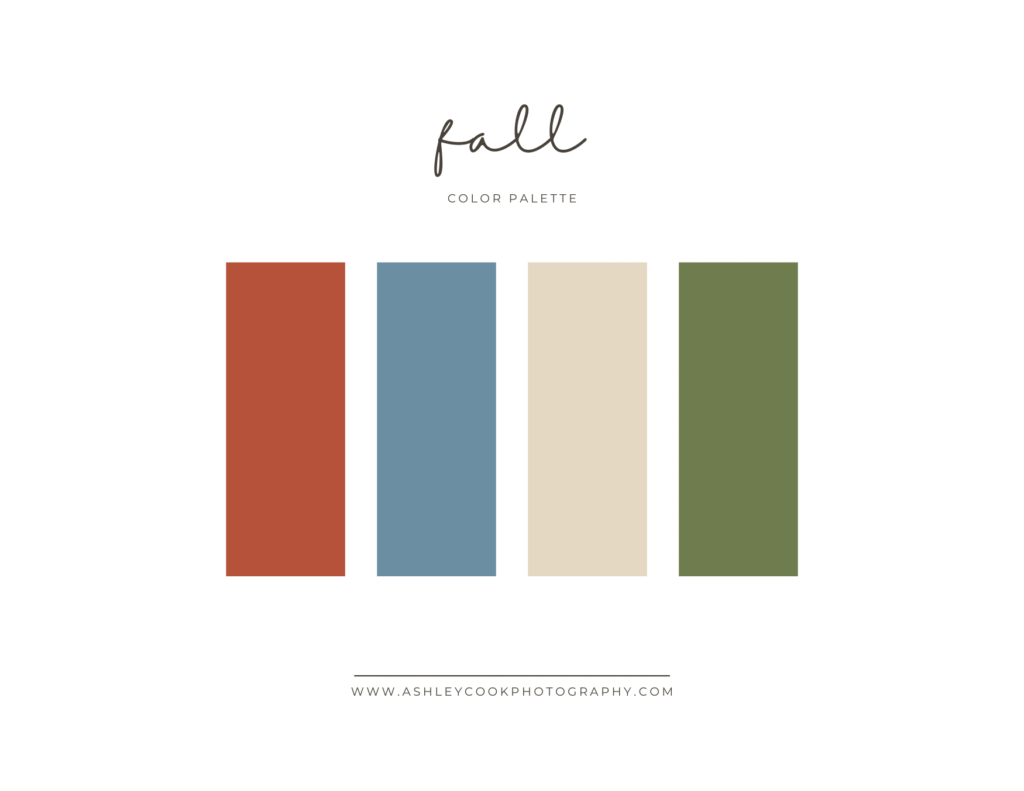 fall family pictures color scheme