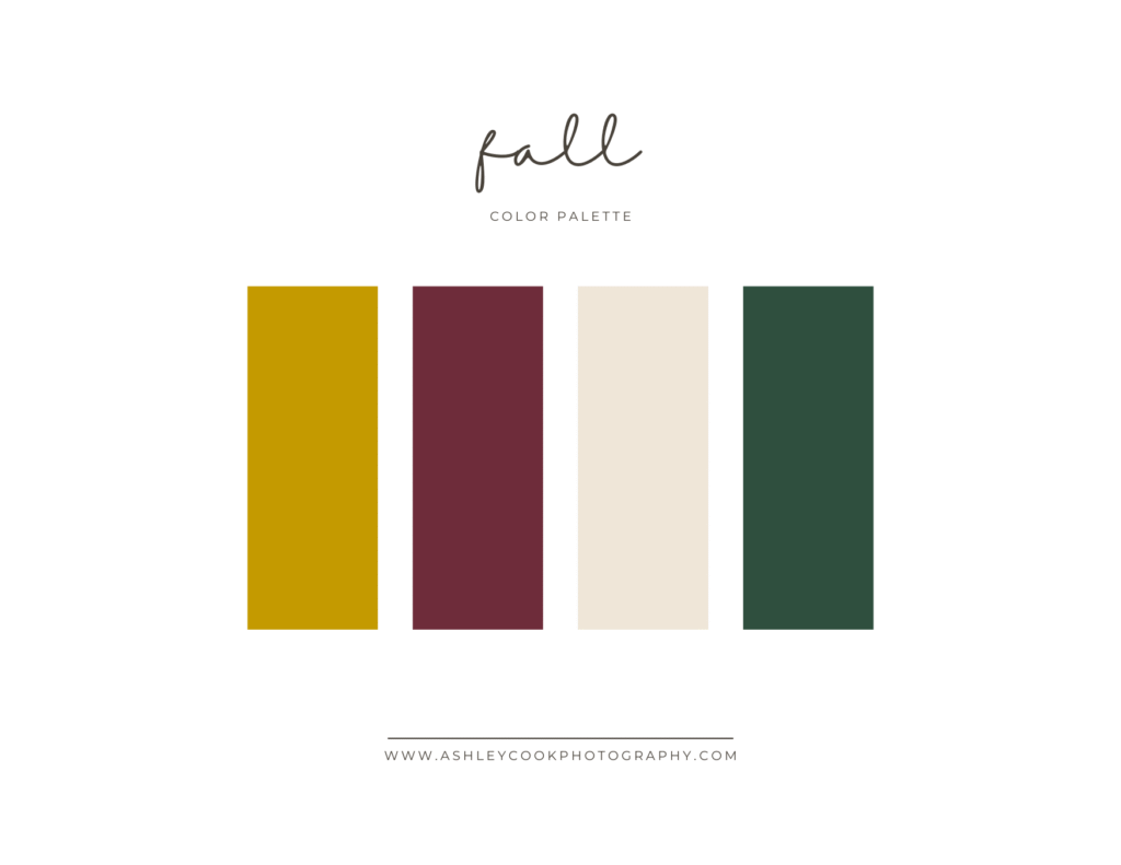 fall family pictures color scheme