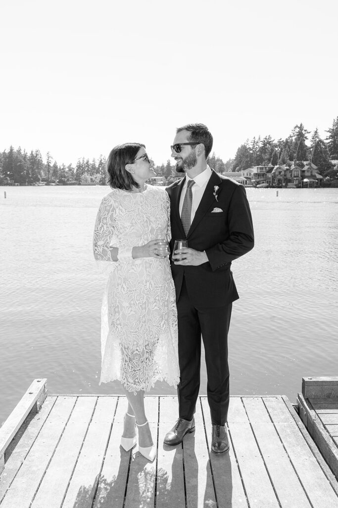 Romantic wedding portraits Portland Oregon micro wedding