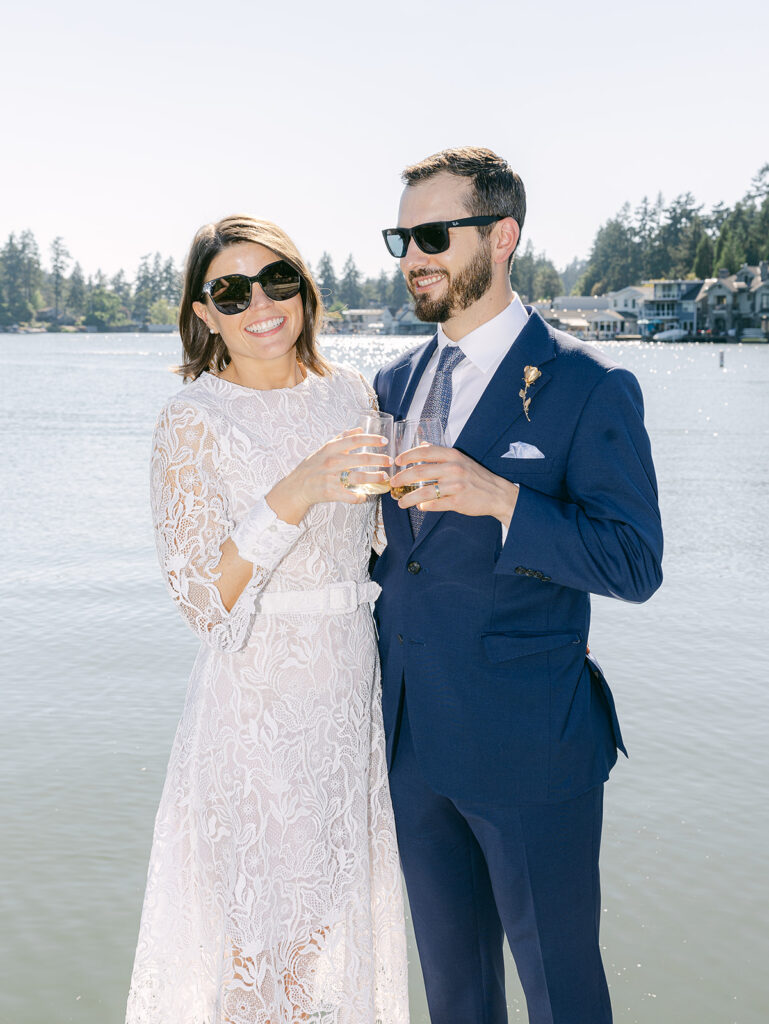 Romantic wedding portraits Portland Oregon micro wedding