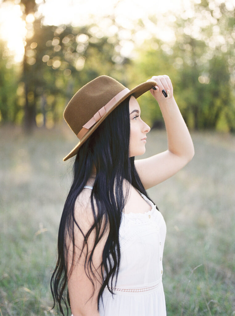 Senior photos at Mount Pisgah Arboretum near Eugene, Oregon