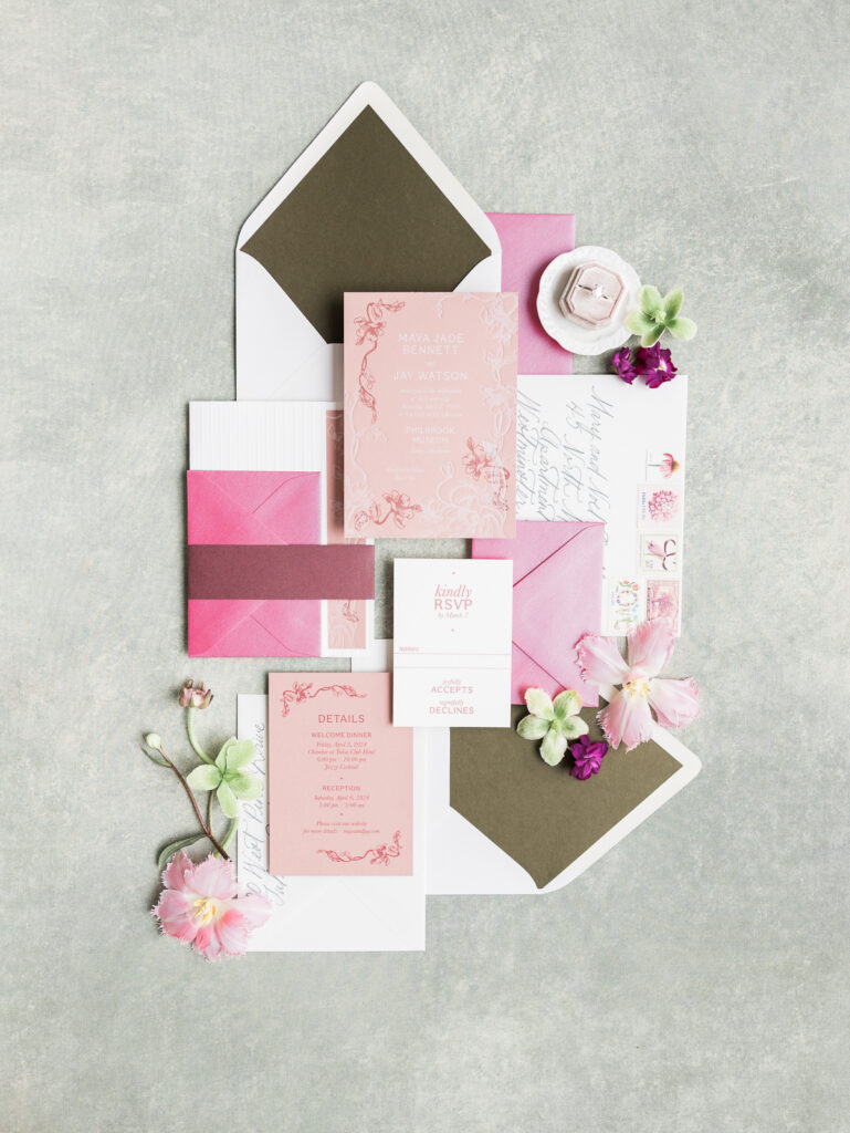 Elegant wedding details curated by Britt Jones Co