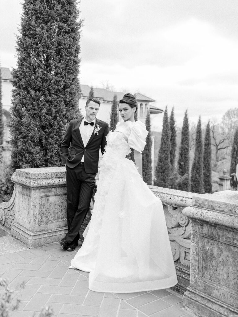 Britt Jones Co wedding editorial at Philbrook Museum of Art