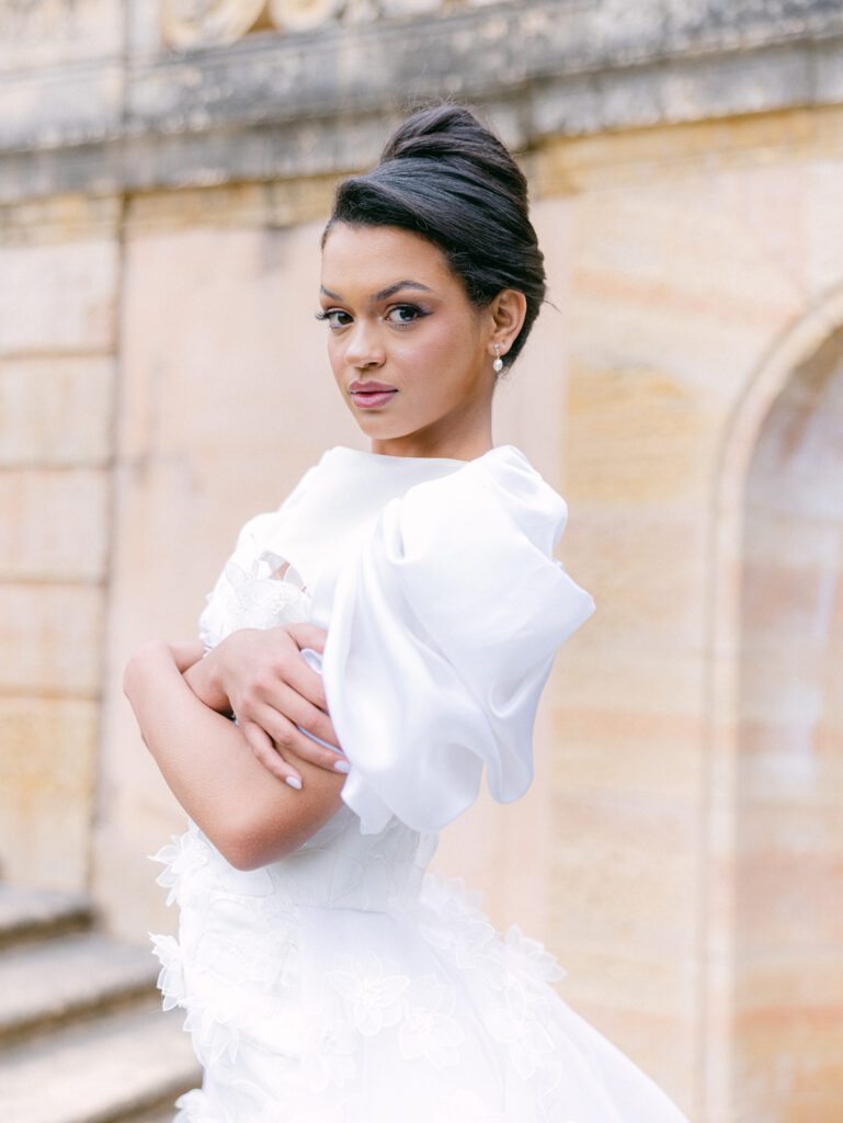 Bridal portrait from a Britt Jones Co wedding editorial