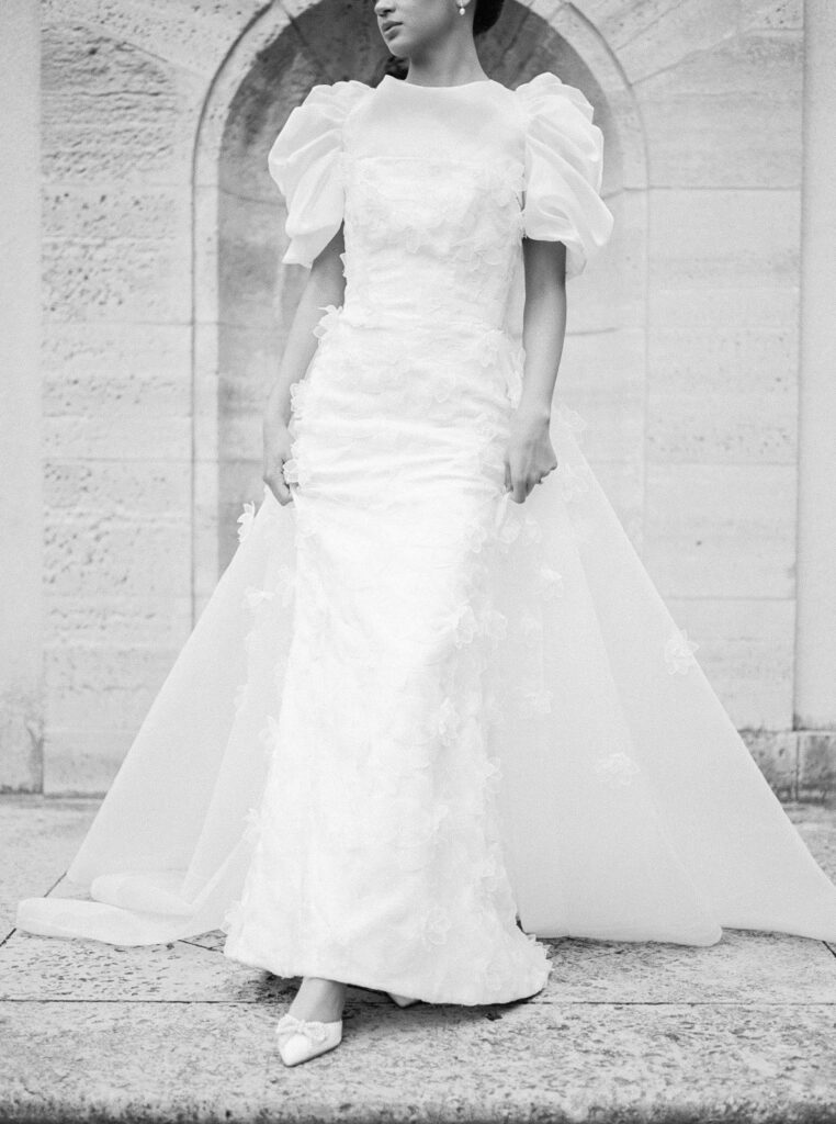 Bridal portrait from a Britt Jones Co wedding editorial