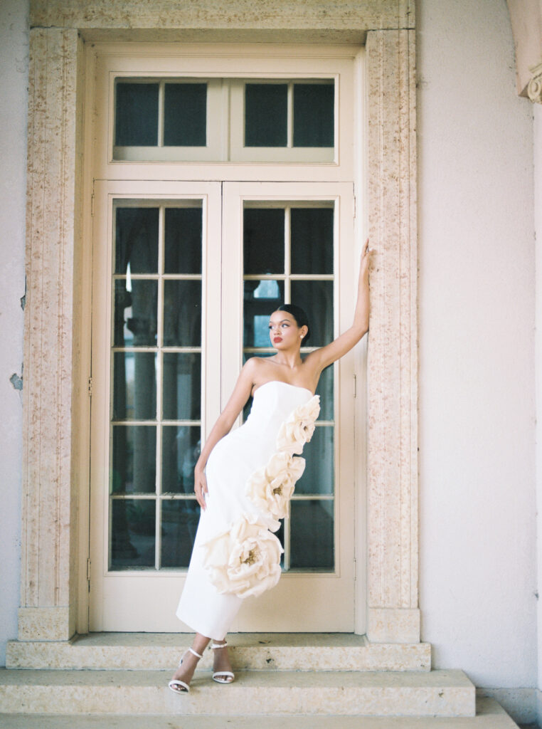 Bridal portrait from a Britt Jones Co wedding editorial
