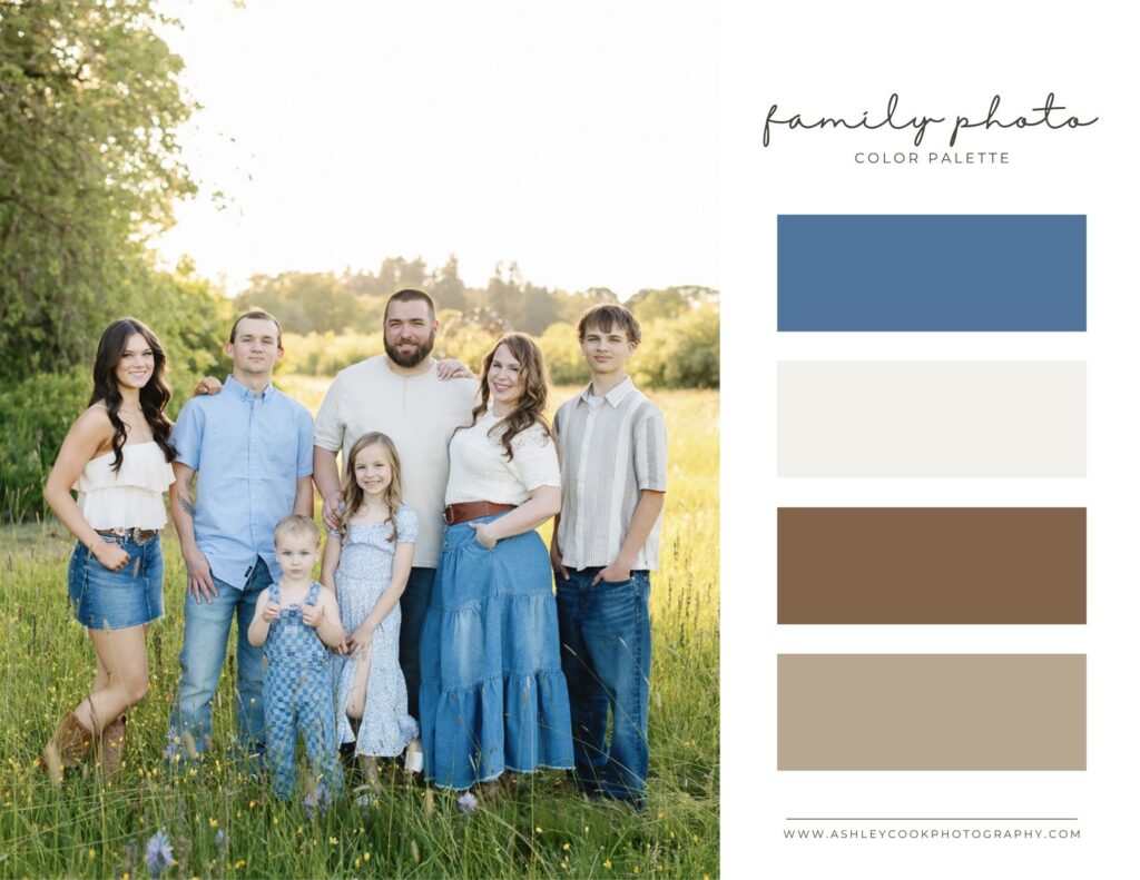 What to wear to summer family photo session in Oregon