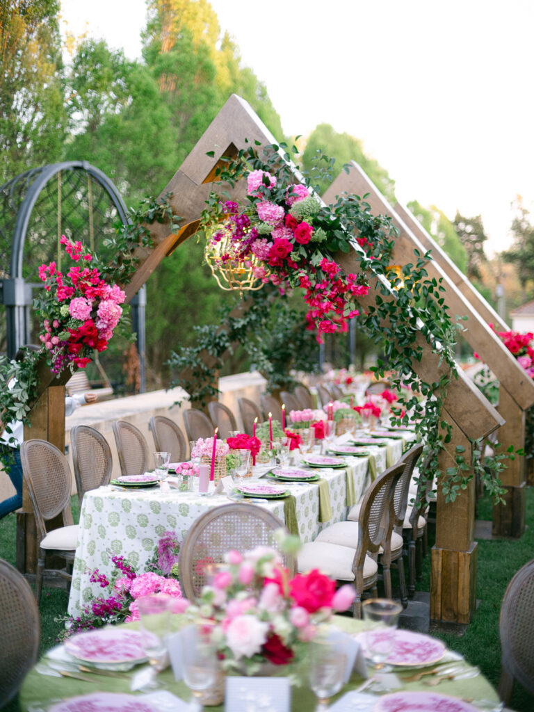 Garden wedding inspiration designed by Britt Jones Co
